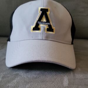 Nike Gray and Black Hat with Yellow Accents